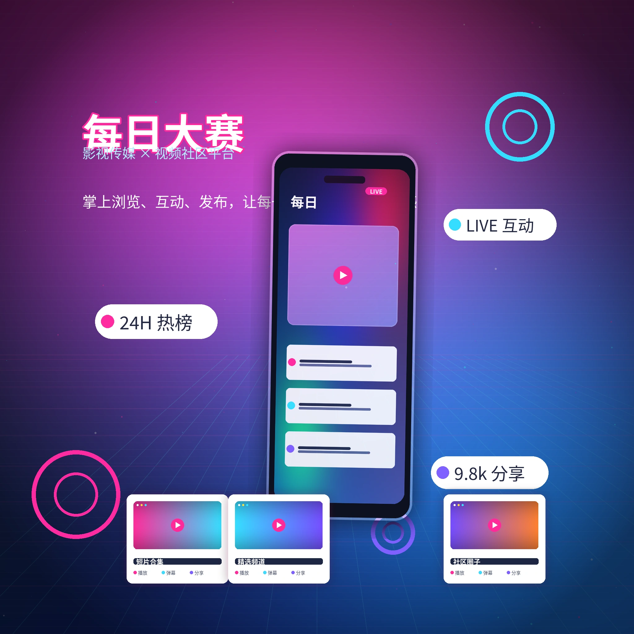 每日大赛 APP 服务展示